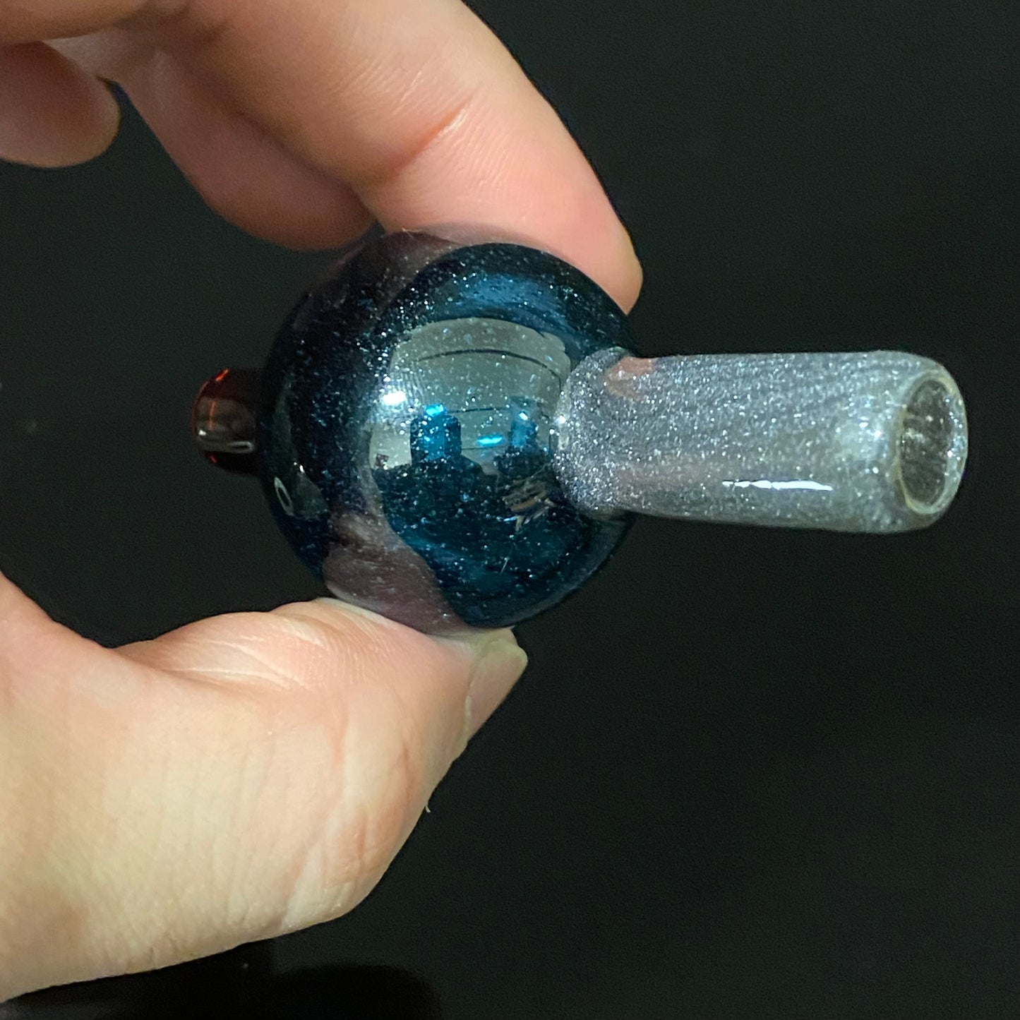 Sparkle Blue Opal Bubble Cap