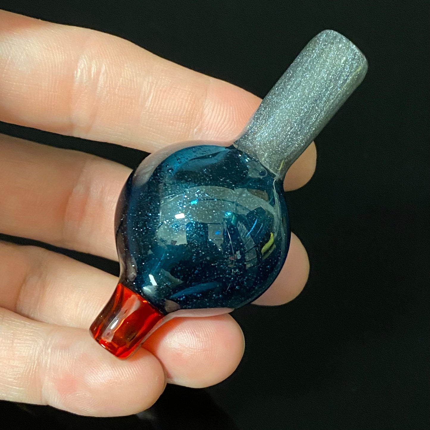 Sparkle Blue Opal Bubble Cap